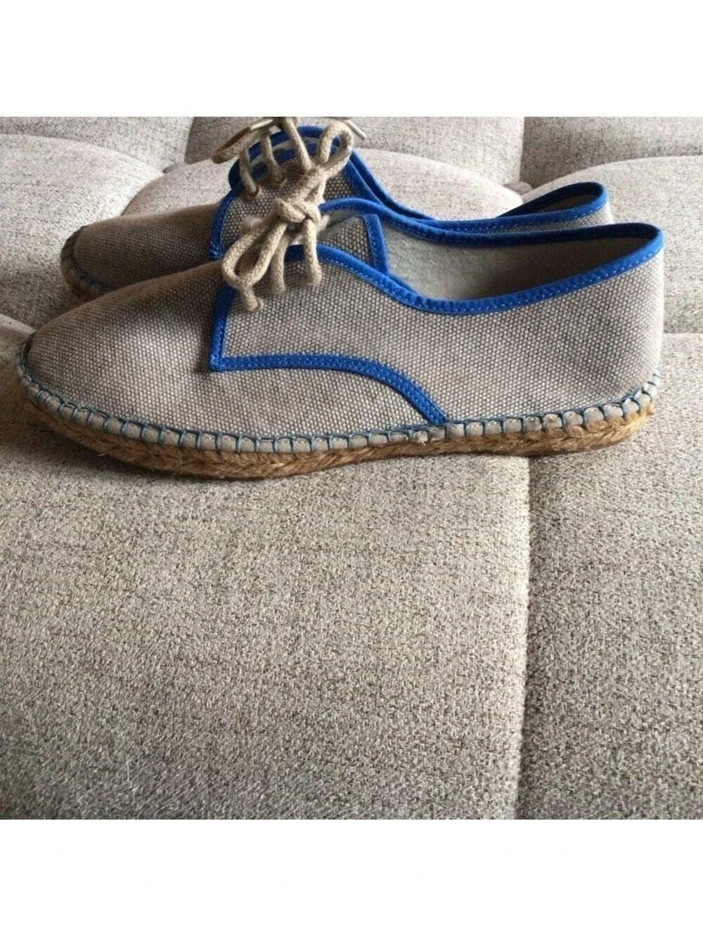 Cote & Boat Casa Hernanz Gray Canvas Espadrille Sneakers EU 39 / US 8.5–9 Casual